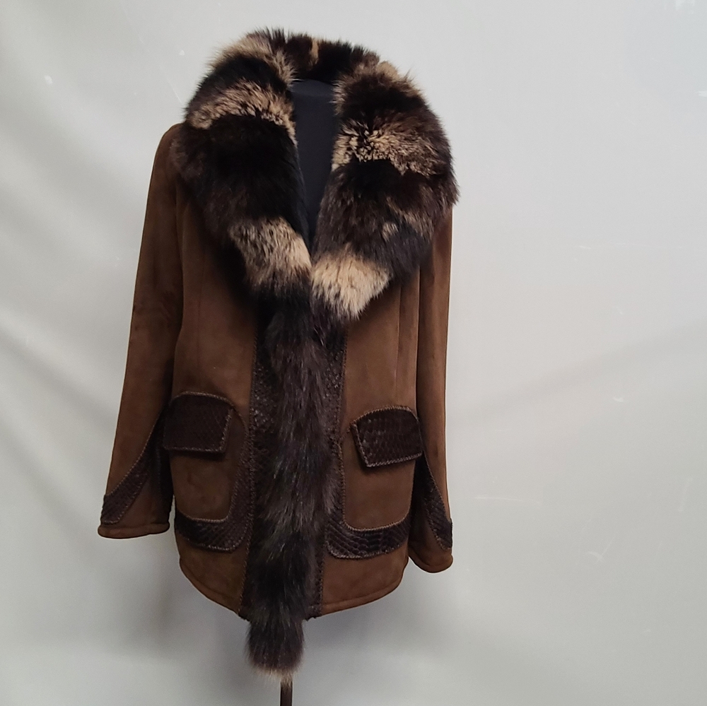 Ferrucci Suede Jacket XL